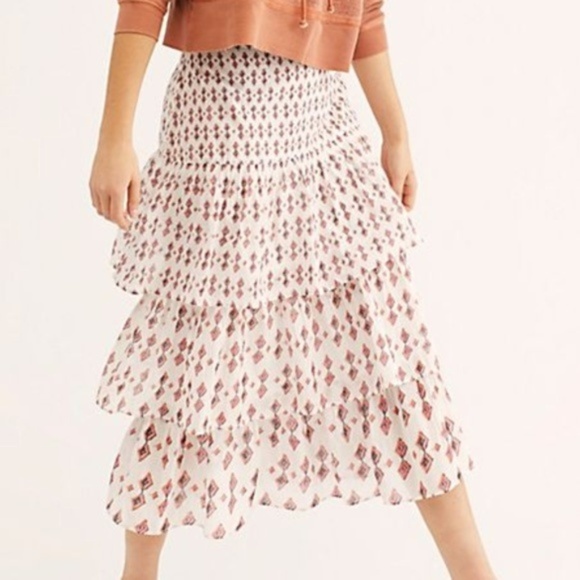 Free People Dresses & Skirts - NWT Free People Layered Tiered Chiffon Maxi Skirt.